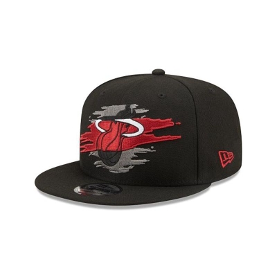 Miami Heat Gorra | New Era NBA Logo Tear 9fifty Snapback Cap Mexico - Negros